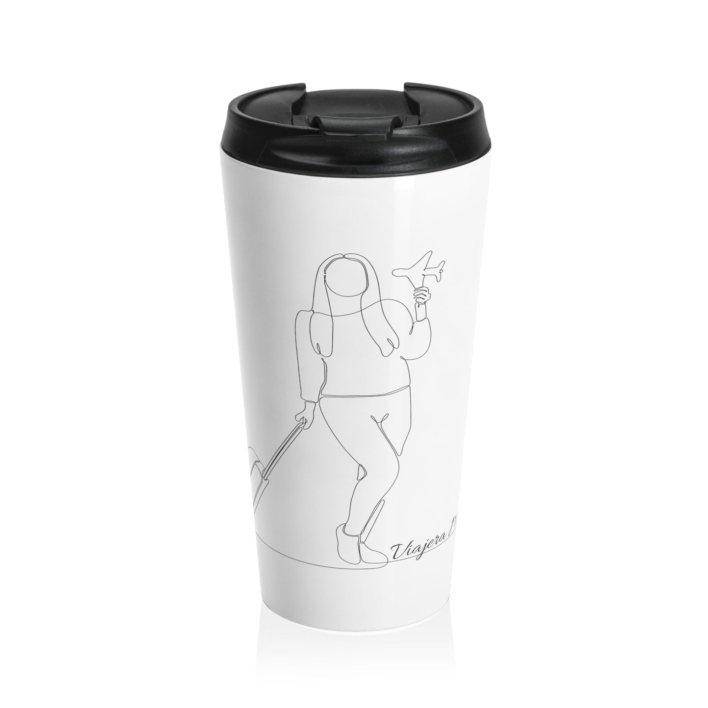 "Viajera Mood" Stainless Steel Travel Mug