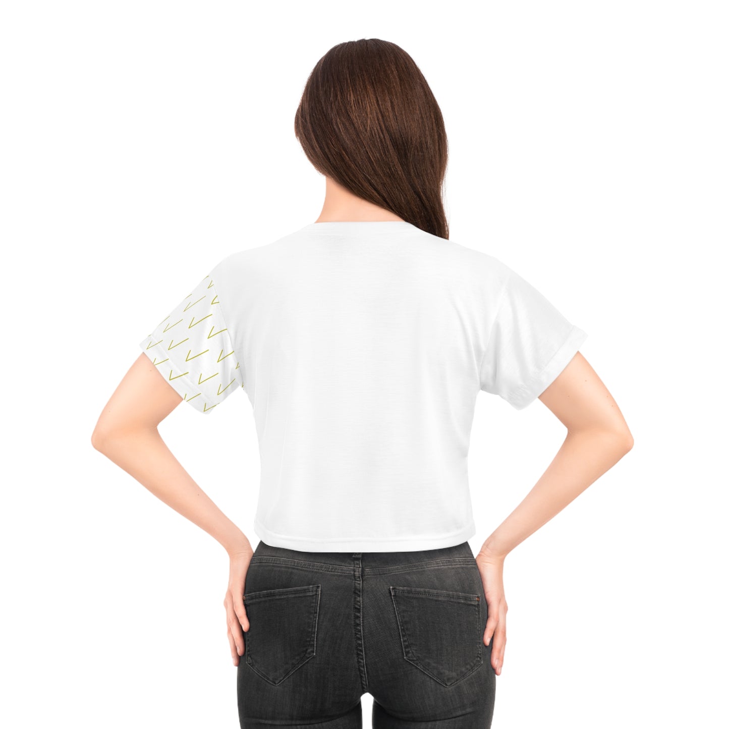 Vidorra Crop Tee (AOP left sleeve)