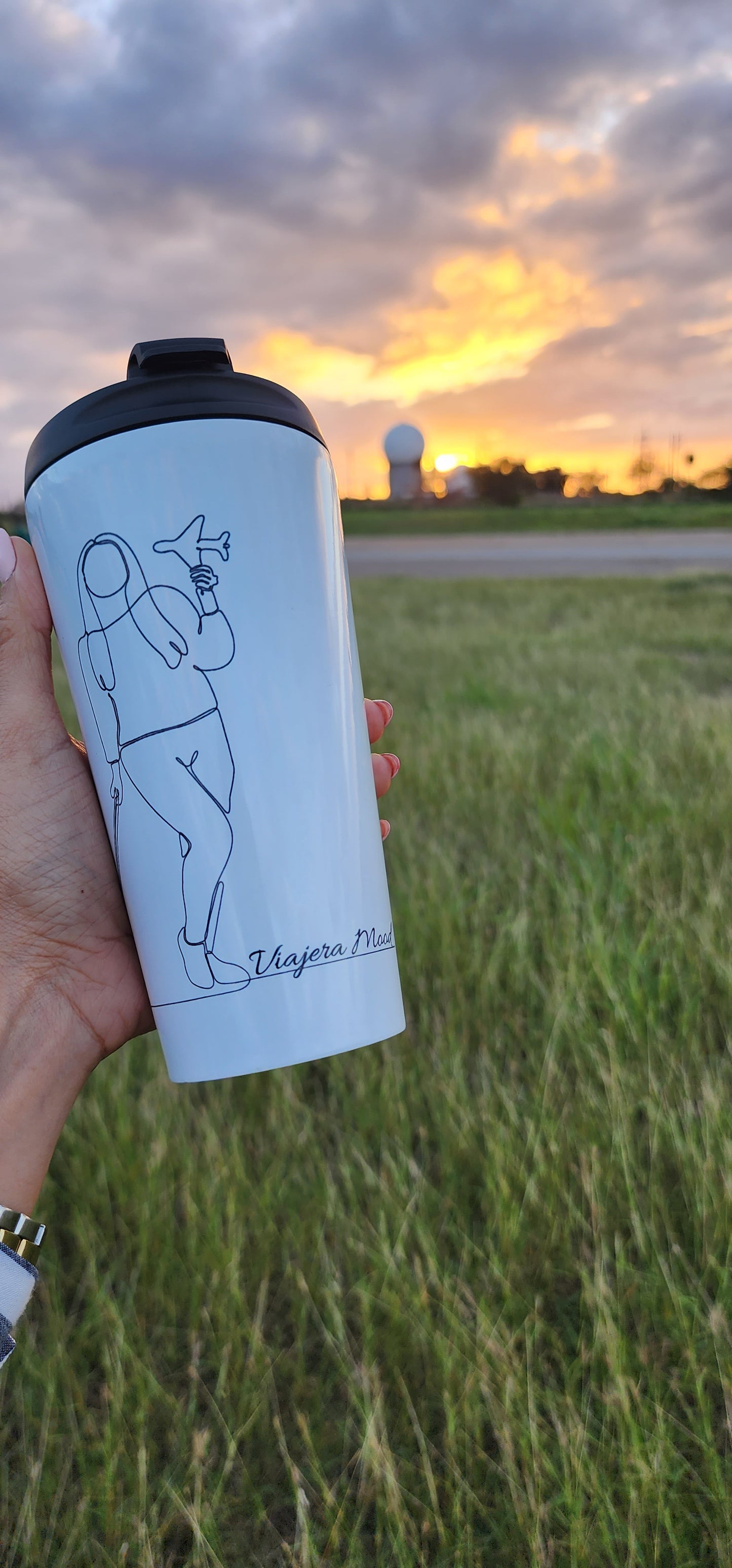 "Viajera Mood" Stainless Steel Travel Mug